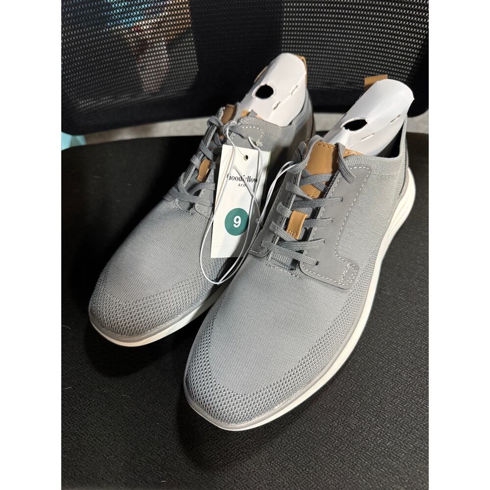 NWT - Goodfellow & Co Zeke Gray Casual Memory Foam Sneakers - Size 9